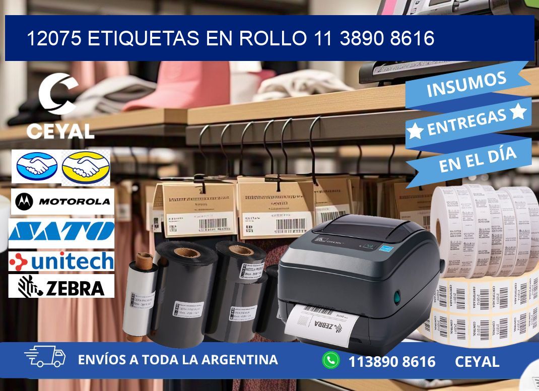 12075 ETIQUETAS EN ROLLO 11 3890 8616