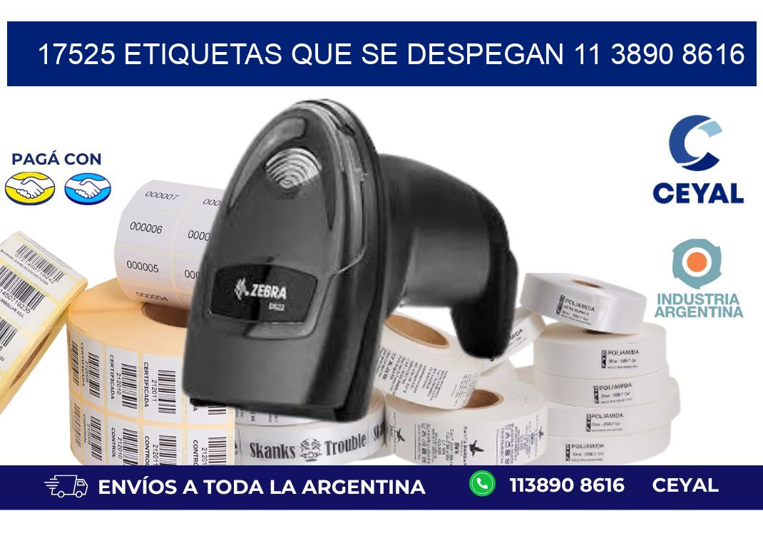 17525 ETIQUETAS QUE SE DESPEGAN 11 3890 8616