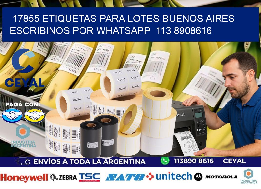 17855 ETIQUETAS PARA LOTES BUENOS AIRES ESCRIBINOS POR WHATSAPP  113 8908616