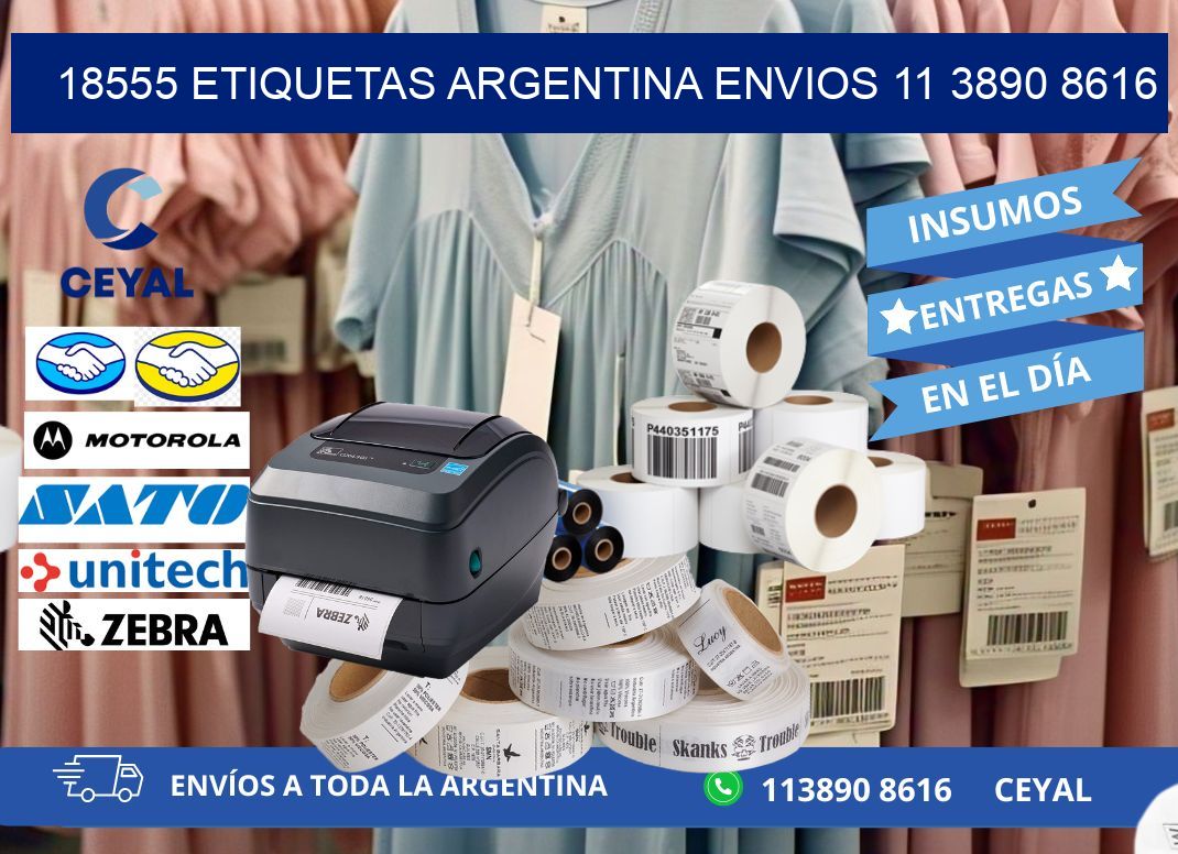 18555 ETIQUETAS ARGENTINA ENVIOS 11 3890 8616