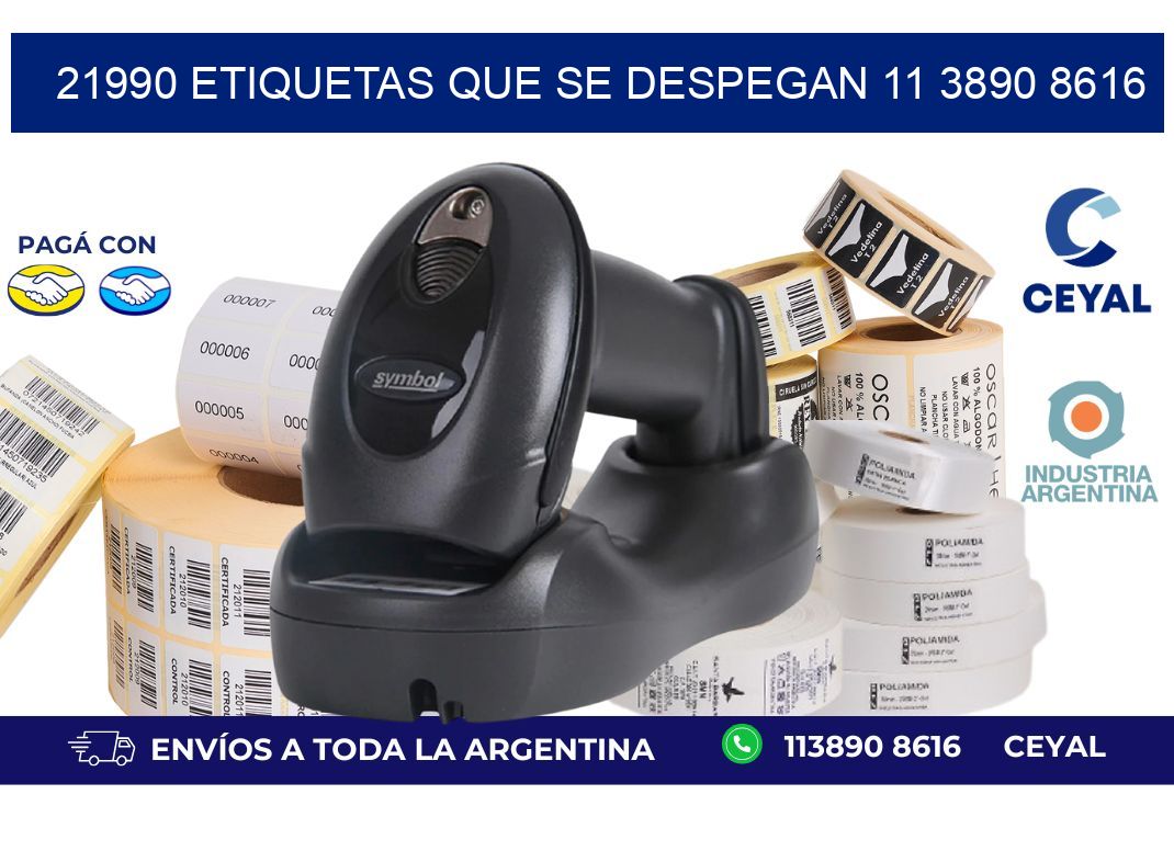 21990 ETIQUETAS QUE SE DESPEGAN 11 3890 8616