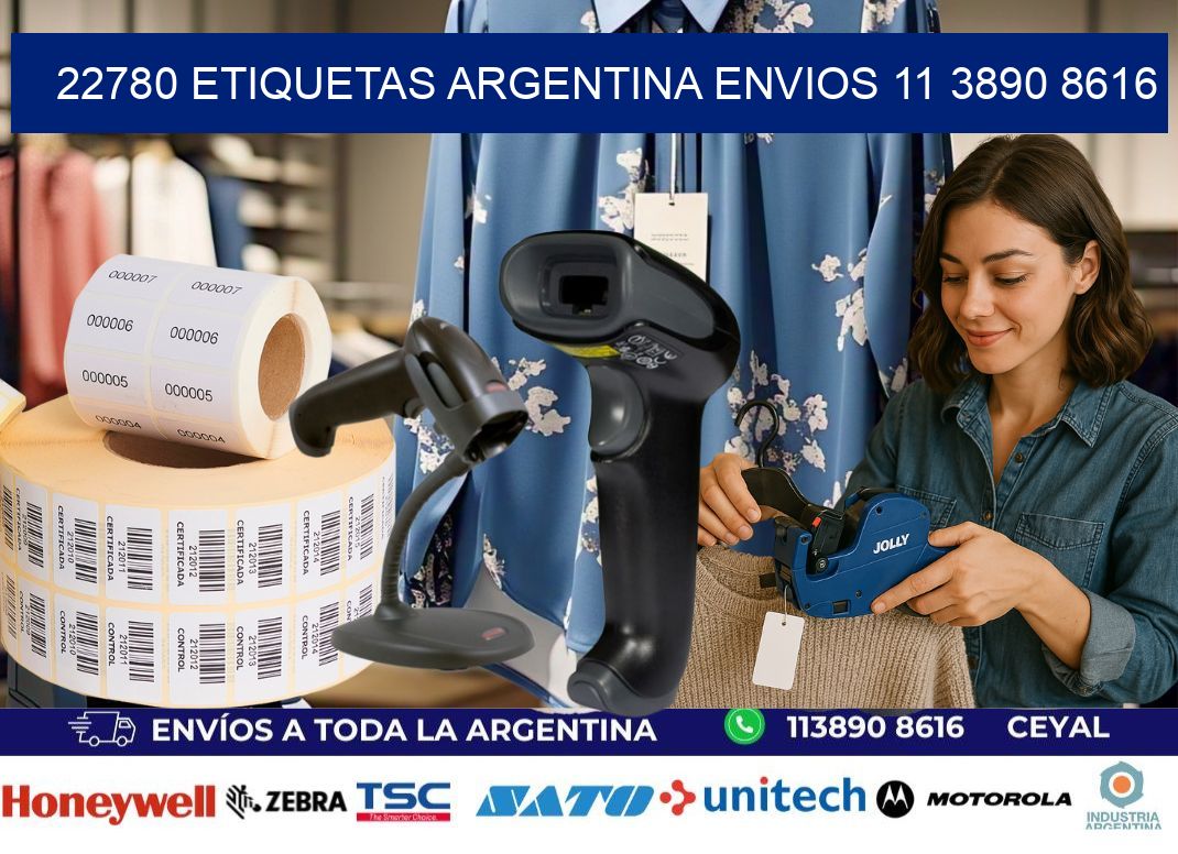 22780 ETIQUETAS ARGENTINA ENVIOS 11 3890 8616