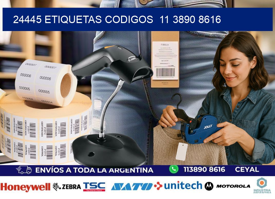 24445 ETIQUETAS CODIGOS  11 3890 8616