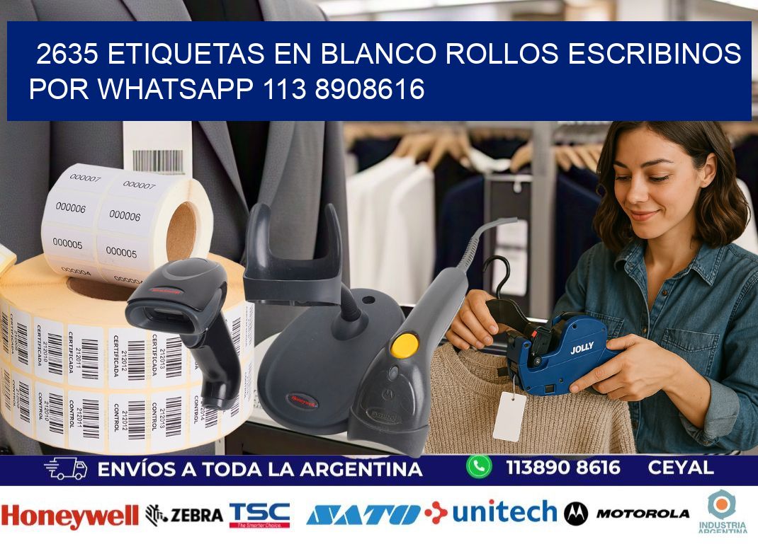 2635 ETIQUETAS EN BLANCO ROLLOS ESCRIBINOS POR WHATSAPP 113 8908616