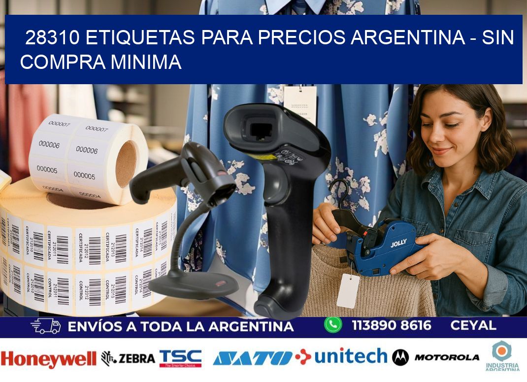 28310 ETIQUETAS PARA PRECIOS ARGENTINA – SIN COMPRA MINIMA