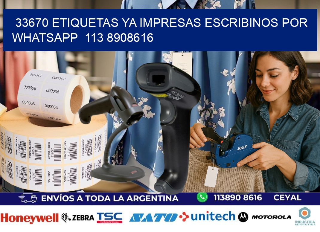 33670 ETIQUETAS YA IMPRESAS ESCRIBINOS POR WHATSAPP  113 8908616