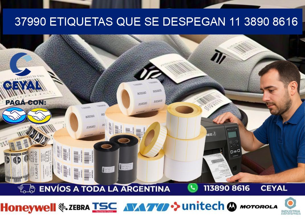 37990 ETIQUETAS QUE SE DESPEGAN 11 3890 8616