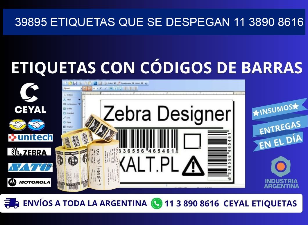 39895 ETIQUETAS QUE SE DESPEGAN 11 3890 8616