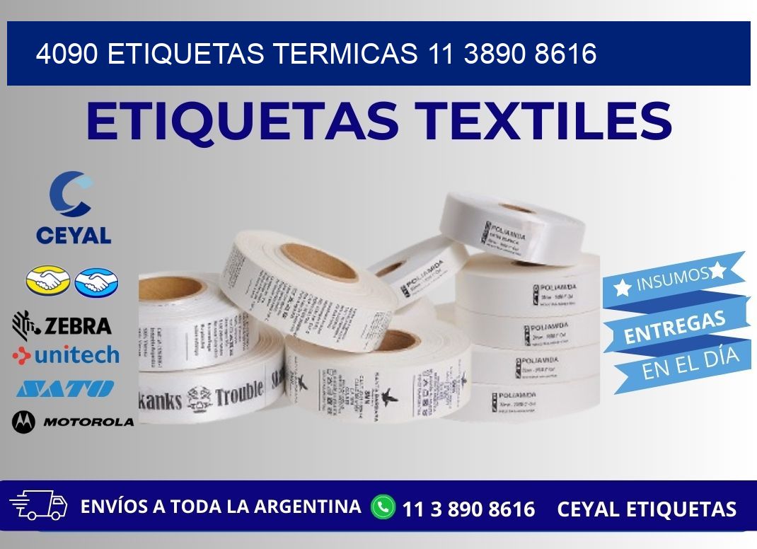 4090 ETIQUETAS TERMICAS 11 3890 8616