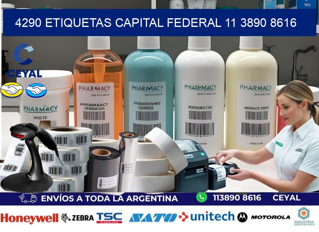 4290 ETIQUETAS CAPITAL FEDERAL 11 3890 8616