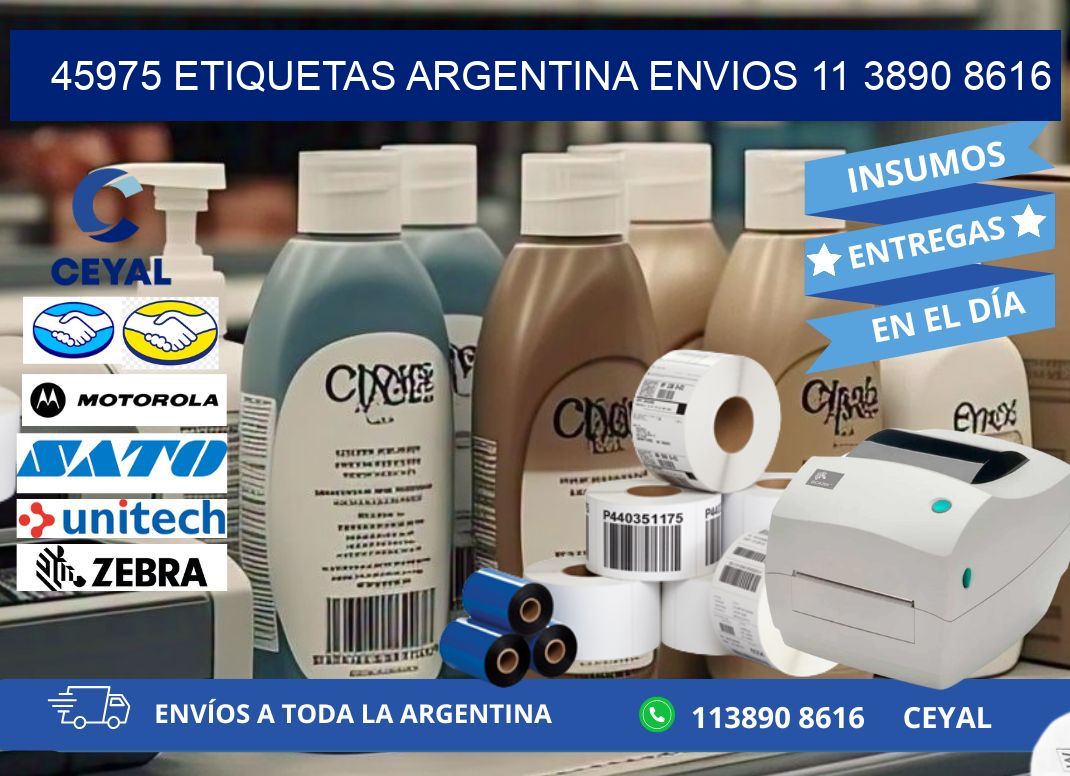 45975 ETIQUETAS ARGENTINA ENVIOS 11 3890 8616