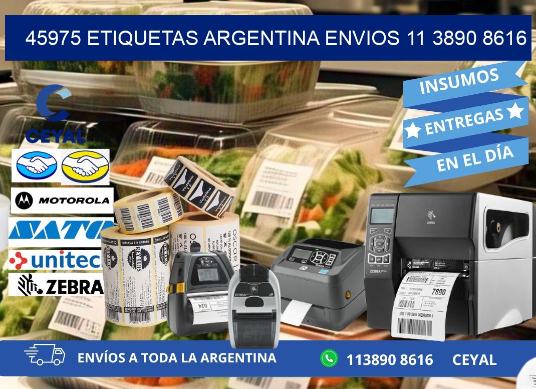 45975 ETIQUETAS ARGENTINA ENVIOS 11 3890 8616