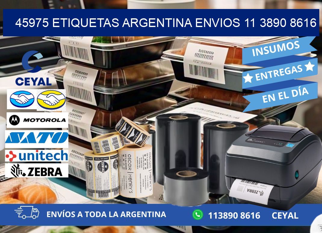 45975 ETIQUETAS ARGENTINA ENVIOS 11 3890 8616