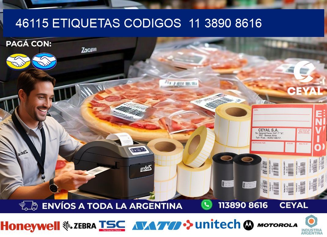 46115 ETIQUETAS CODIGOS  11 3890 8616