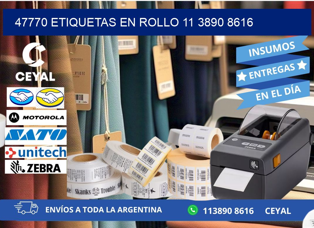 47770 ETIQUETAS EN ROLLO 11 3890 8616
