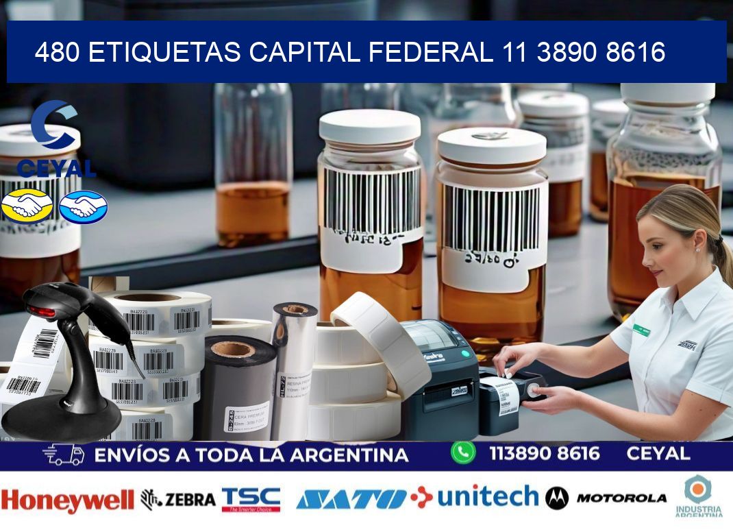 480 ETIQUETAS CAPITAL FEDERAL 11 3890 8616