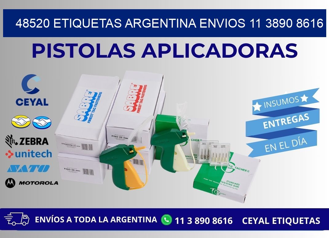48520 ETIQUETAS ARGENTINA ENVIOS 11 3890 8616