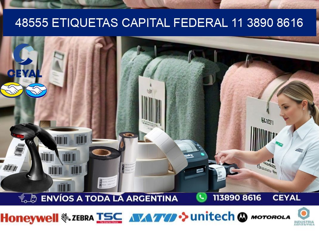 48555 ETIQUETAS CAPITAL FEDERAL 11 3890 8616