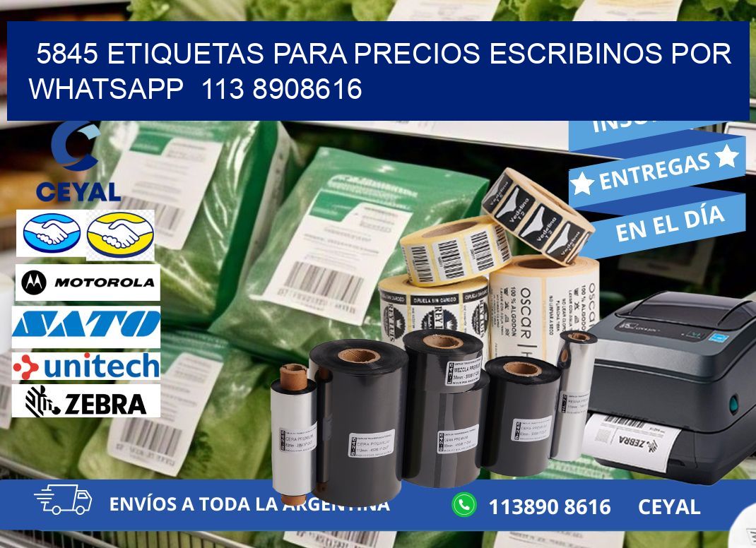 5845 ETIQUETAS PARA PRECIOS ESCRIBINOS POR WHATSAPP  113 8908616