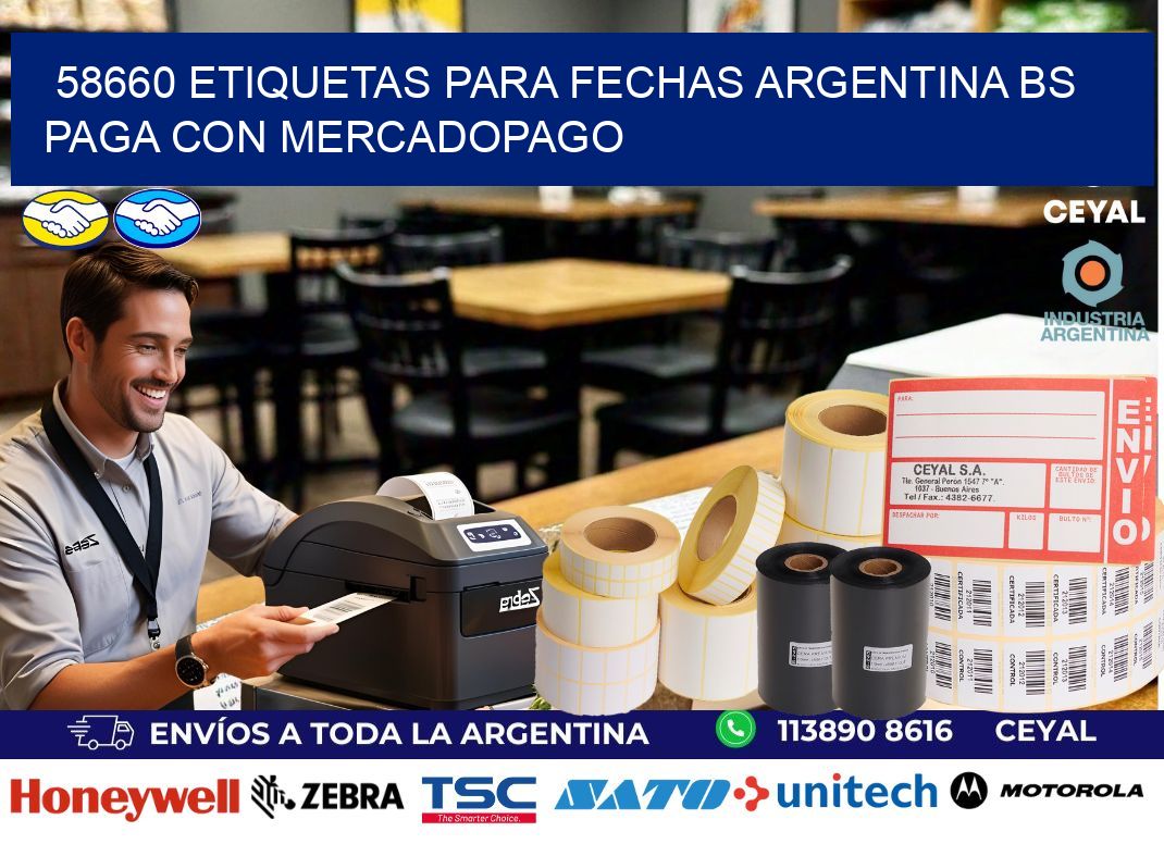 58660 ETIQUETAS PARA FECHAS ARGENTINA BS PAGA CON MERCADOPAGO