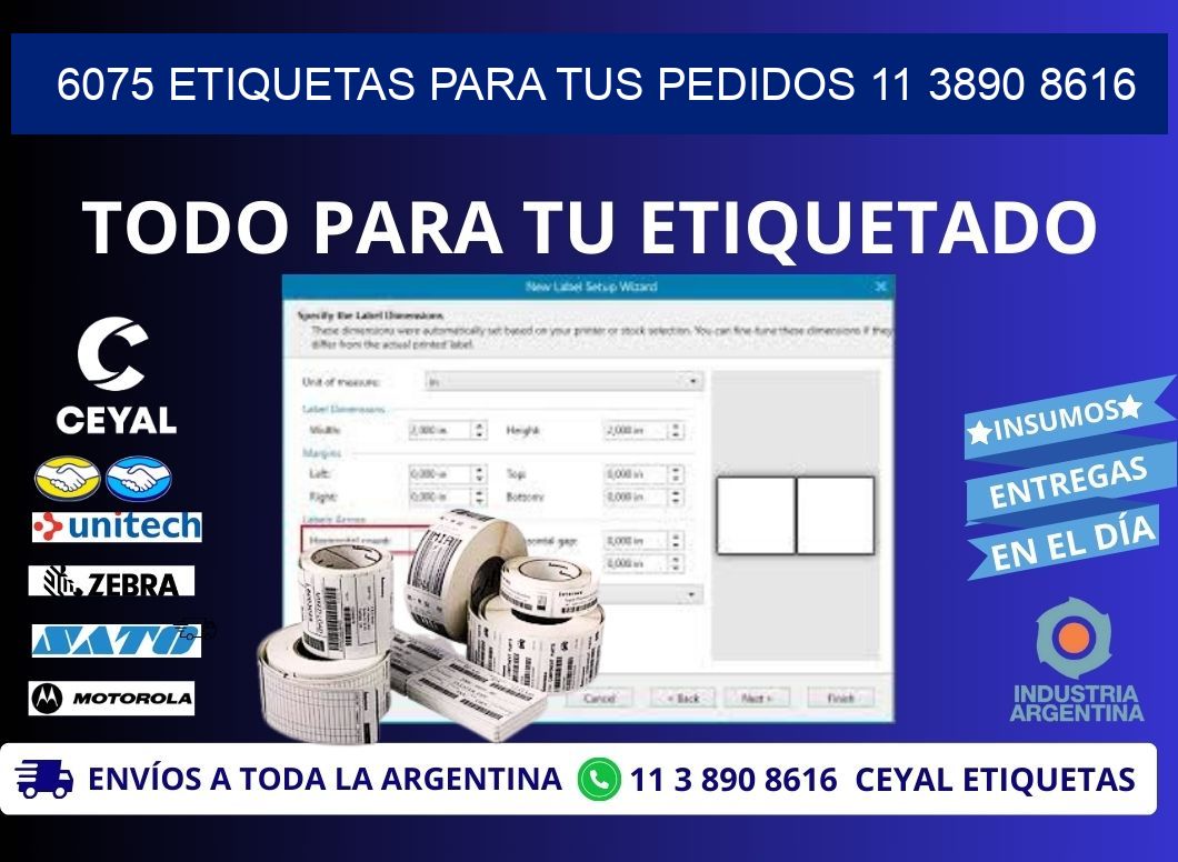 6075 ETIQUETAS PARA TUS PEDIDOS 11 3890 8616