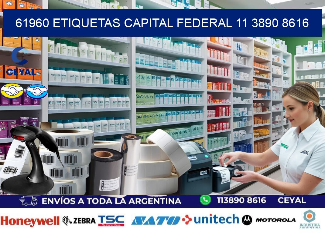 61960 ETIQUETAS CAPITAL FEDERAL 11 3890 8616
