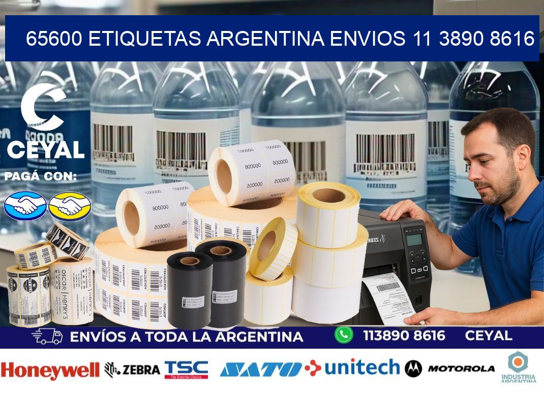 65600 ETIQUETAS ARGENTINA ENVIOS 11 3890 8616