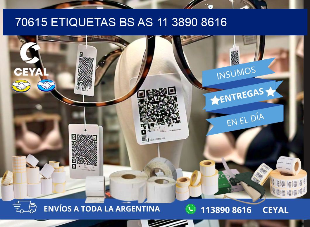 70615 ETIQUETAS BS AS 11 3890 8616