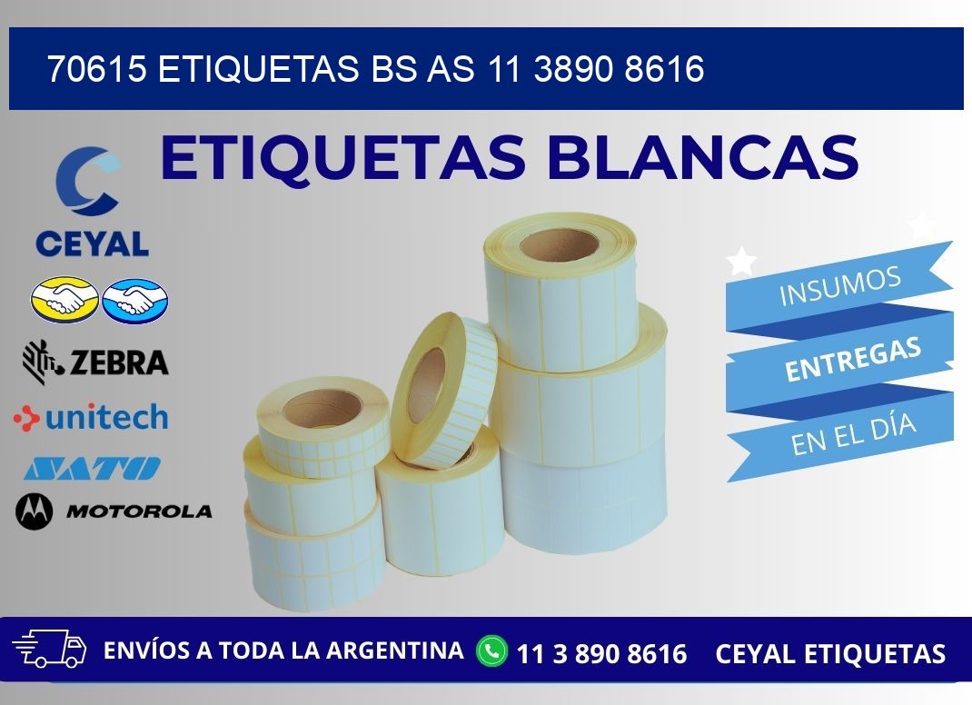 70615 ETIQUETAS BS AS 11 3890 8616