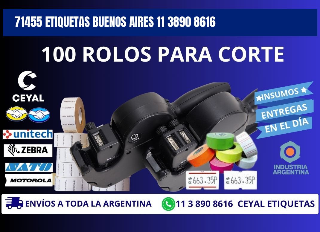 71455 ETIQUETAS BUENOS AIRES 11 3890 8616