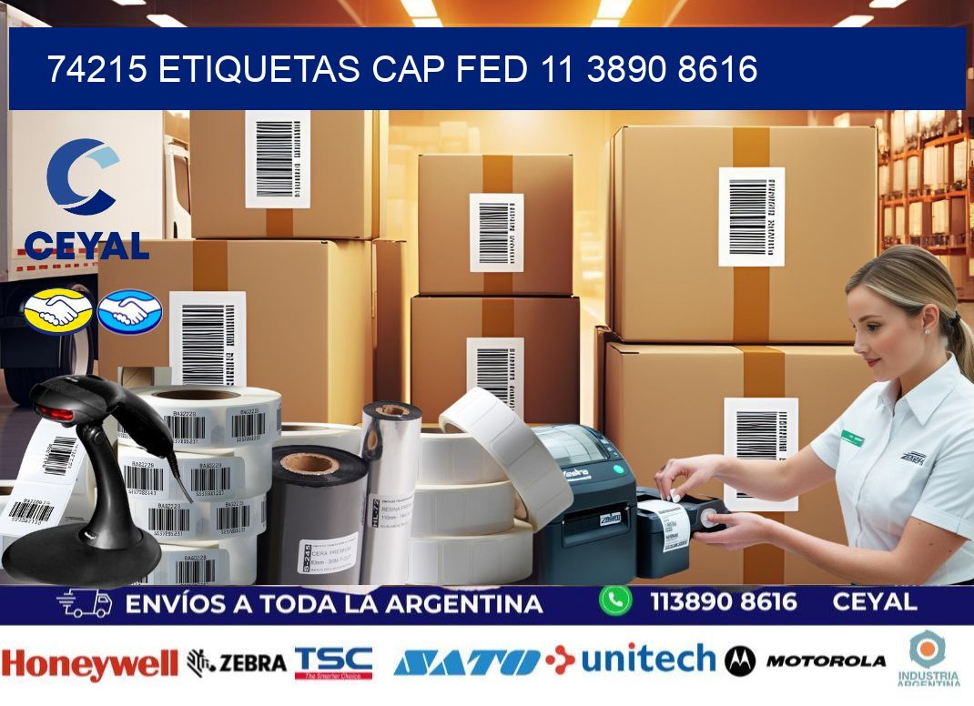 74215 ETIQUETAS CAP FED 11 3890 8616