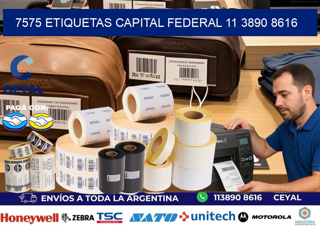 7575 ETIQUETAS CAPITAL FEDERAL 11 3890 8616