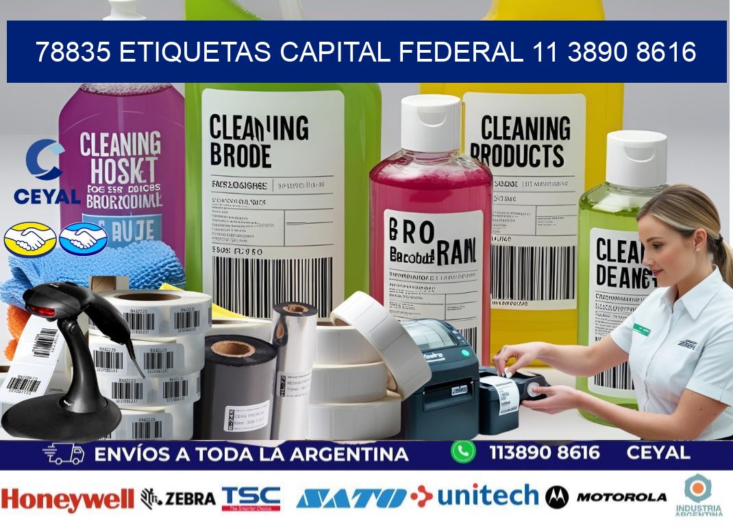 78835 ETIQUETAS CAPITAL FEDERAL 11 3890 8616