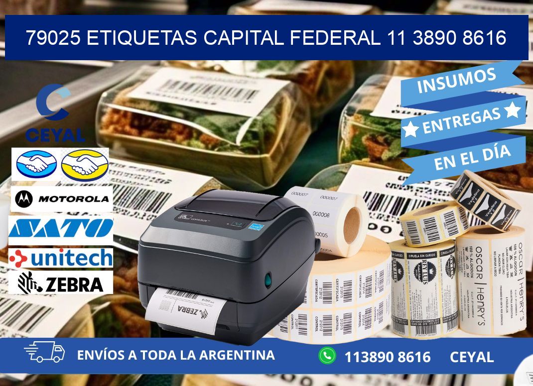 79025 ETIQUETAS CAPITAL FEDERAL 11 3890 8616