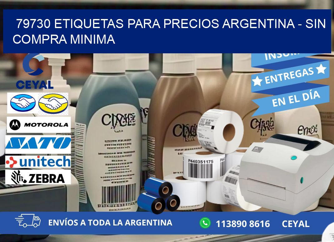 79730 ETIQUETAS PARA PRECIOS ARGENTINA - SIN COMPRA MINIMA
