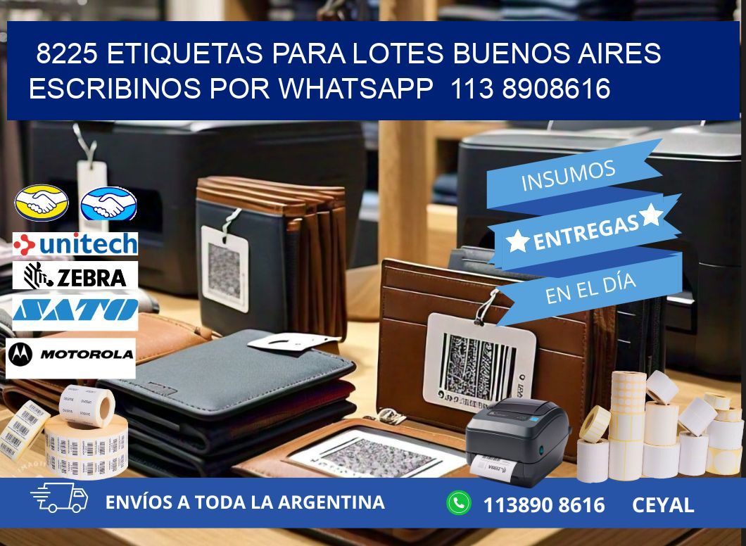 8225 ETIQUETAS PARA LOTES BUENOS AIRES ESCRIBINOS POR WHATSAPP  113 8908616