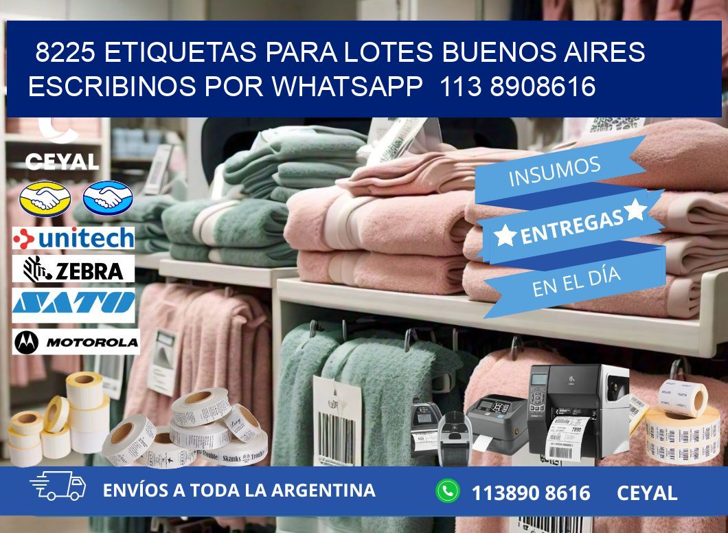 8225 ETIQUETAS PARA LOTES BUENOS AIRES ESCRIBINOS POR WHATSAPP  113 8908616
