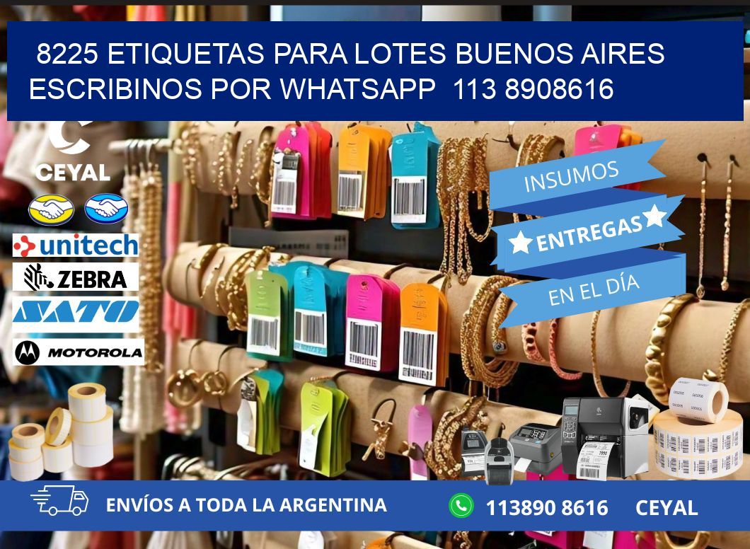 8225 ETIQUETAS PARA LOTES BUENOS AIRES ESCRIBINOS POR WHATSAPP  113 8908616