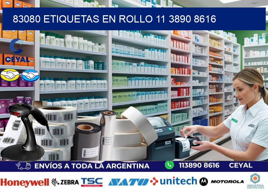 83080 ETIQUETAS EN ROLLO 11 3890 8616