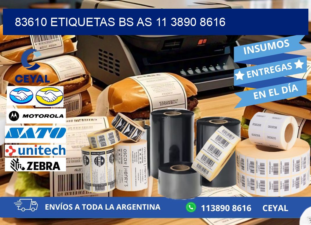 83610 ETIQUETAS BS AS 11 3890 8616