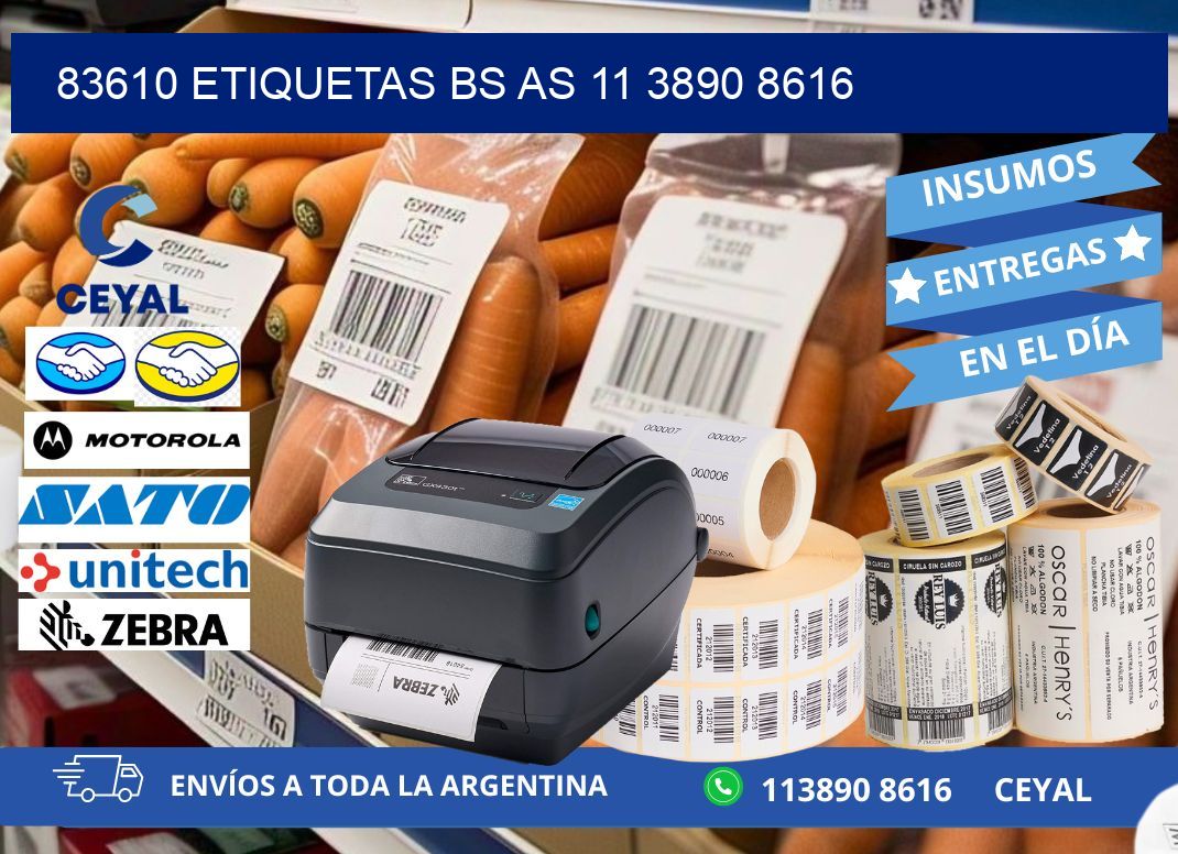 83610 ETIQUETAS BS AS 11 3890 8616