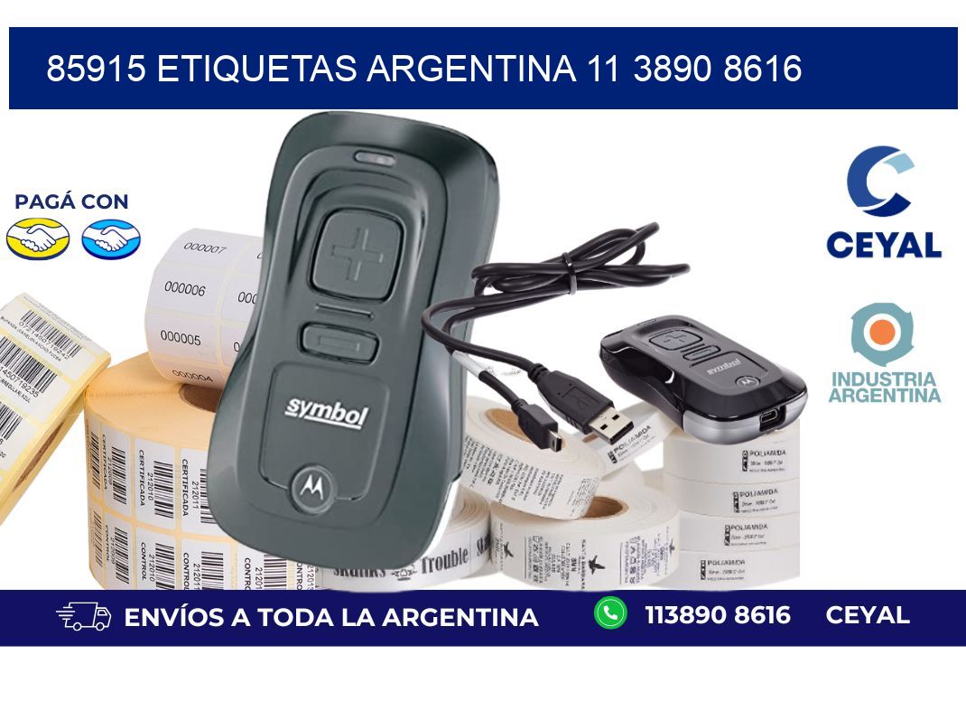 85915 ETIQUETAS ARGENTINA 11 3890 8616