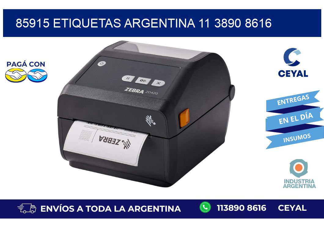 85915 ETIQUETAS ARGENTINA 11 3890 8616