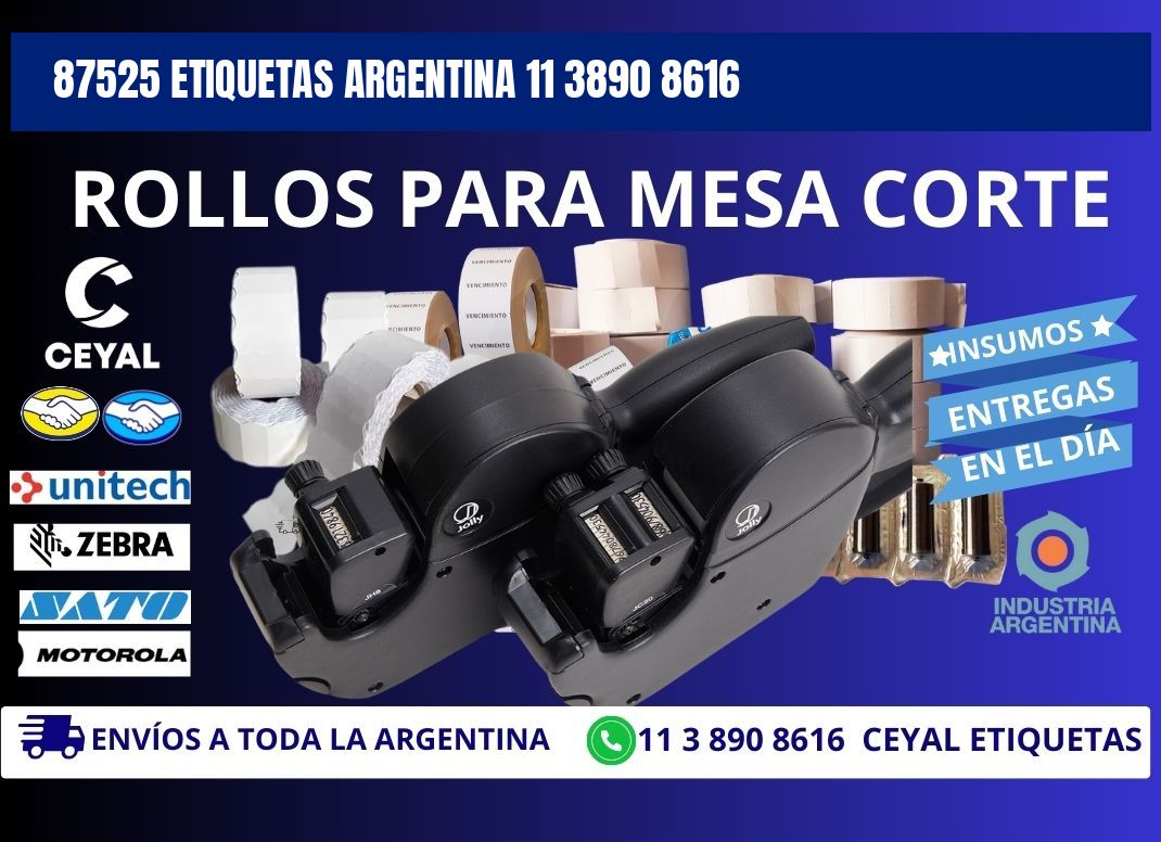 87525 ETIQUETAS ARGENTINA 11 3890 8616