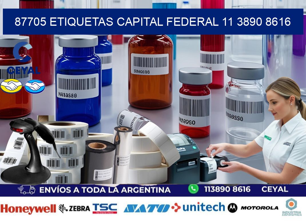 87705 ETIQUETAS CAPITAL FEDERAL 11 3890 8616