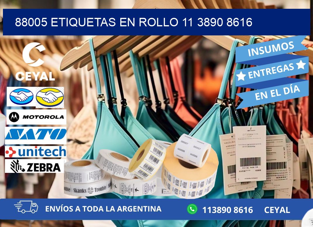 88005 ETIQUETAS EN ROLLO 11 3890 8616