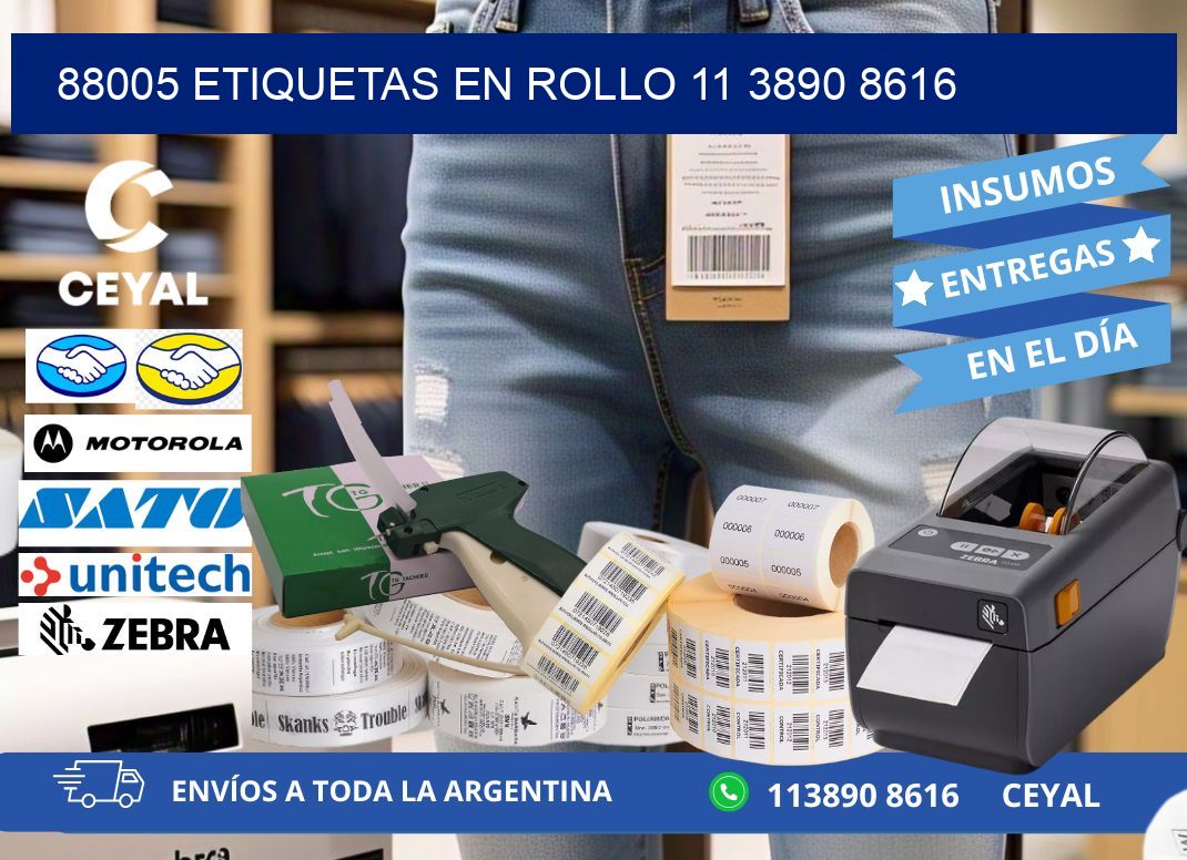 88005 ETIQUETAS EN ROLLO 11 3890 8616