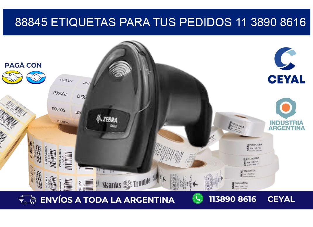 88845 ETIQUETAS PARA TUS PEDIDOS 11 3890 8616