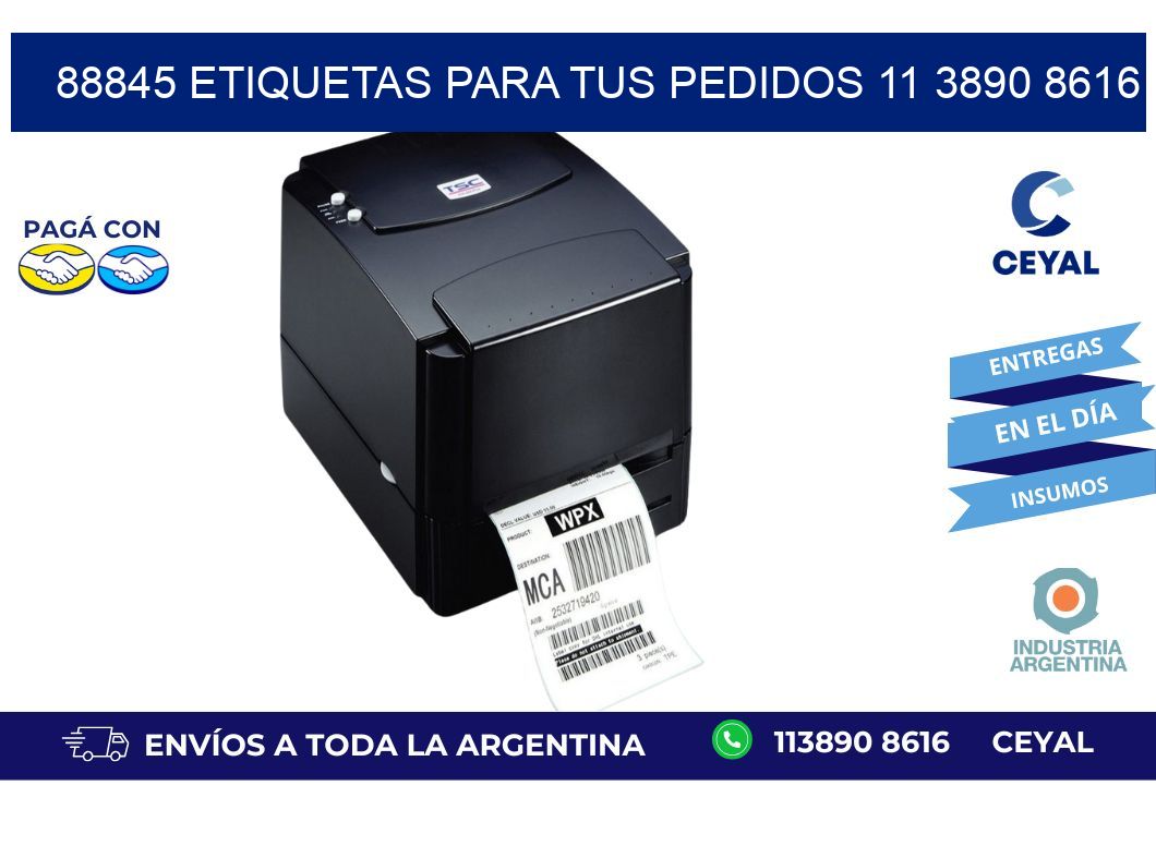 88845 ETIQUETAS PARA TUS PEDIDOS 11 3890 8616
