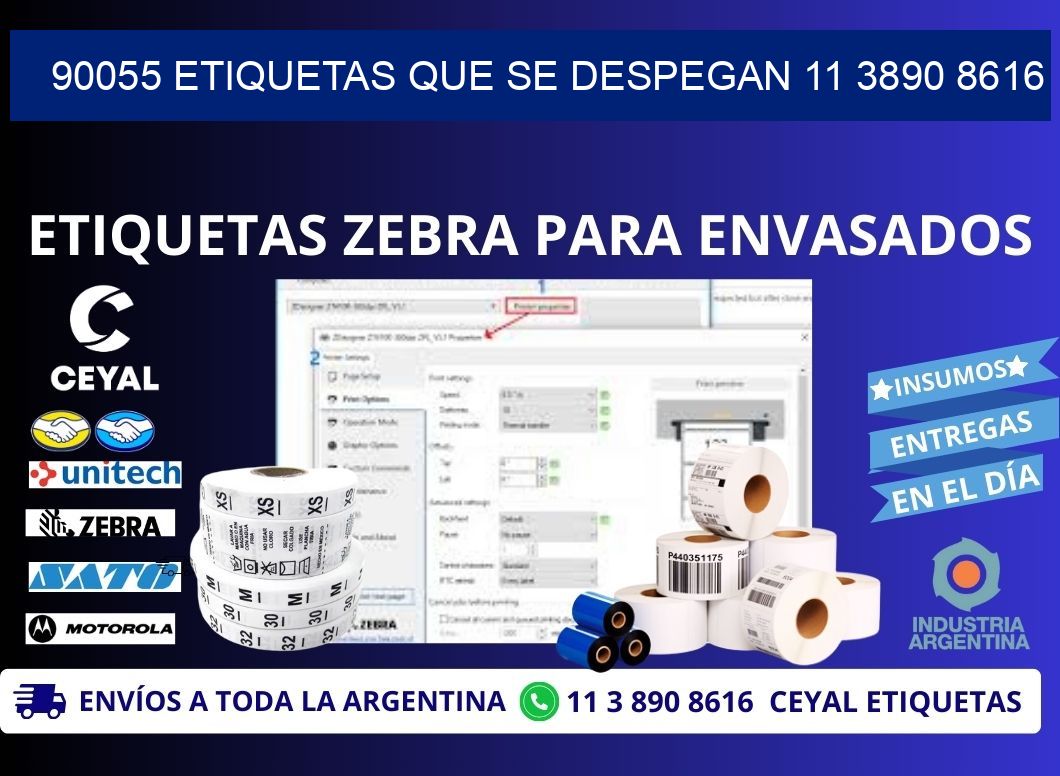 90055 ETIQUETAS QUE SE DESPEGAN 11 3890 8616